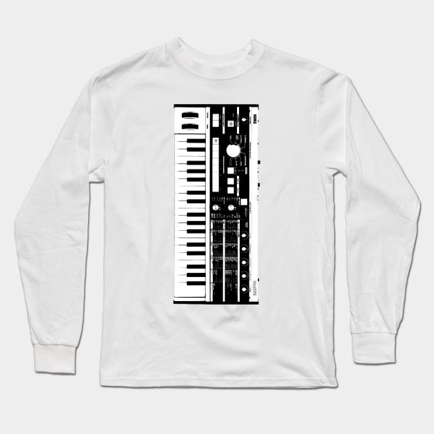 Microkorg Synthesizer Long Sleeve T-Shirt by Teal_Wolf